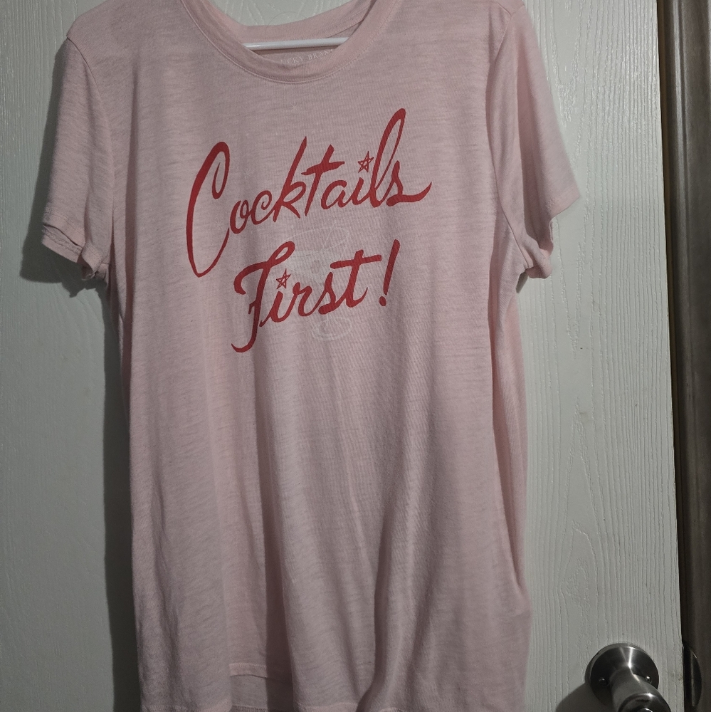 Lucky Brand Cocktails First T-Shirt